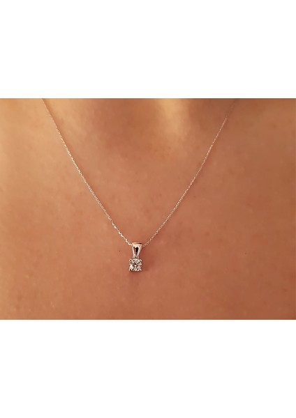 0,20 Karat Pırlanta Tektaş Kolye modelleri