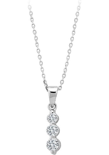 G Renk 0,26 Karat Pırlanta Tria Kolye 0407P0013