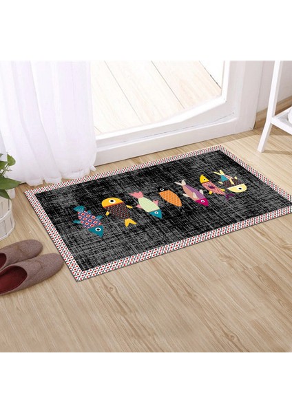 Thalia Home Kaymaz Taban Yıkanabilir Dekoratif İç Mekan Paspas 45 x 70 cm.
