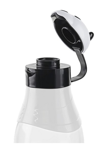 Sevimli Panda Tasarımlı Cam Suluk Sızdırmaz 1000 ml