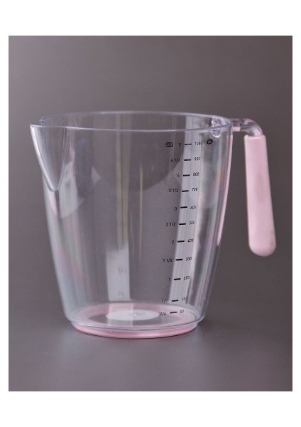 Ölçü ve Hamur Kabı 1000 ml - Silikon Sap