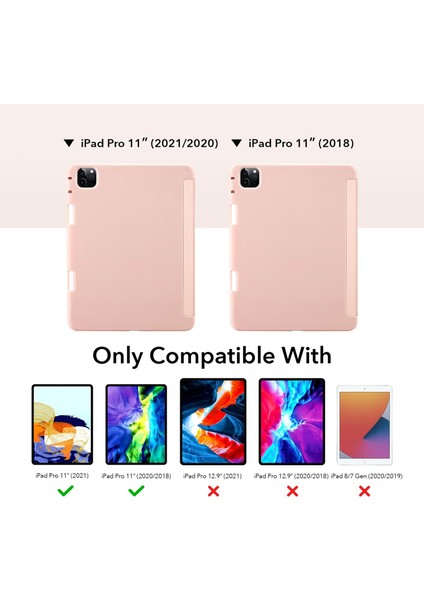 iPad Pro 11 2021 Kılıf,rebound Pencil Rose Gold fırsatları