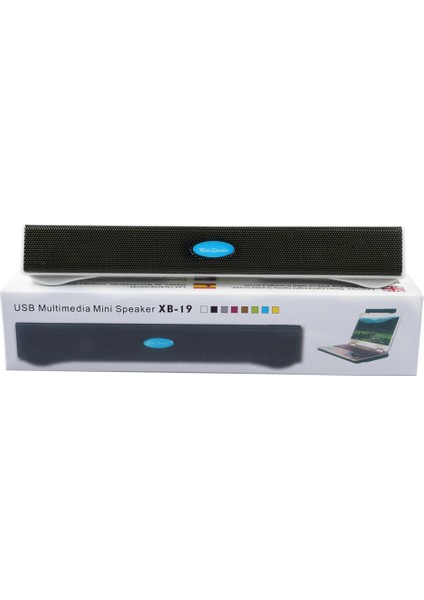 Mini Hoparlör Uzun Şerit Laptop Speaker USB 2.0 Xb-19 (Yurt Dışından)