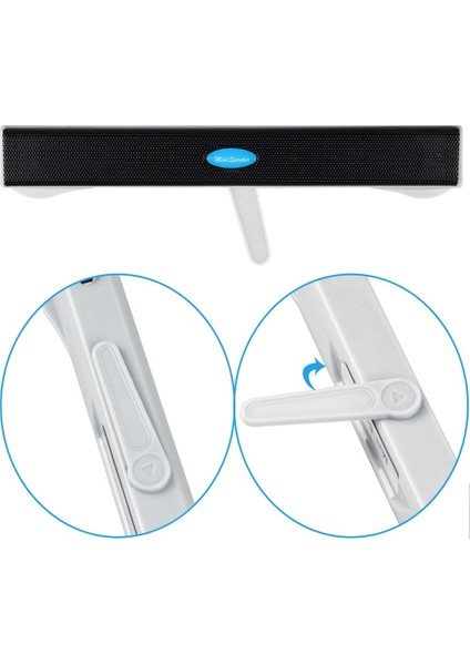Mini Hoparlör Uzun Şerit Laptop Speaker USB 2.0 Xb-19 (Yurt Dışından)