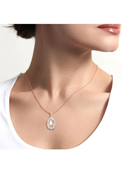 Morganite Pırlanta Kolye