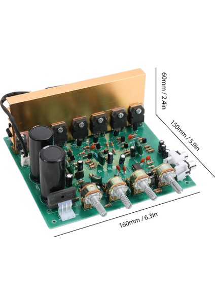 Dx-2.1 Büyük Güç Ses Amplifikatörü Kurulu Kanal Yüksek (Yurt Dışından)