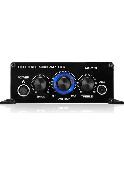 AK270 Mini Ses 2 Kanallı Stereo Güç Amplifikatörü Taşınabilir (Yurt Dışından)