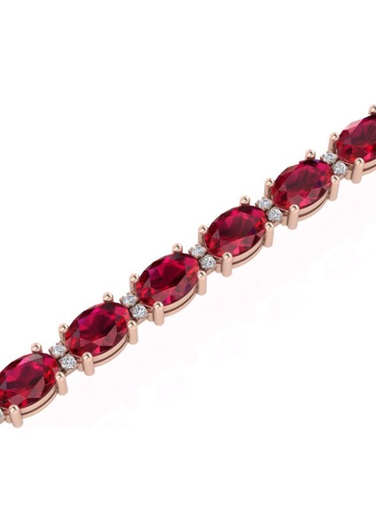 10,30 Karat Pırlantalı Yakut Bileklik fiyatları