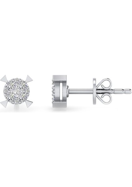 0,26 Karat Pırlantalı Küpe