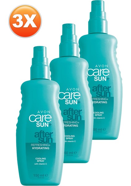 Sun+ Ferahlatıcı Güneş Sonrası Spreyi 150 Ml. Üçlü Set