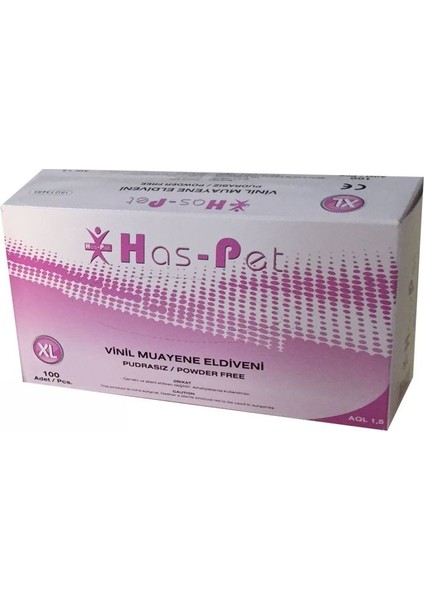 Eldiven Vinly Küçük Boy 100 Lü
