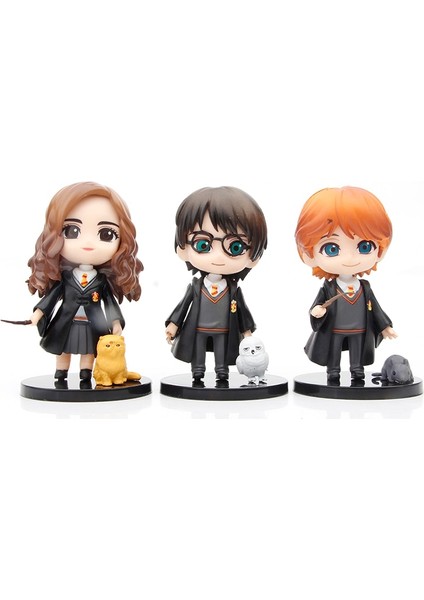 Venta Caliente 3 Adet/takım Harry Potter Şekil Oyuncaklar Pvc Koleksiyon Bebek Hermione (Yurt Dışından)