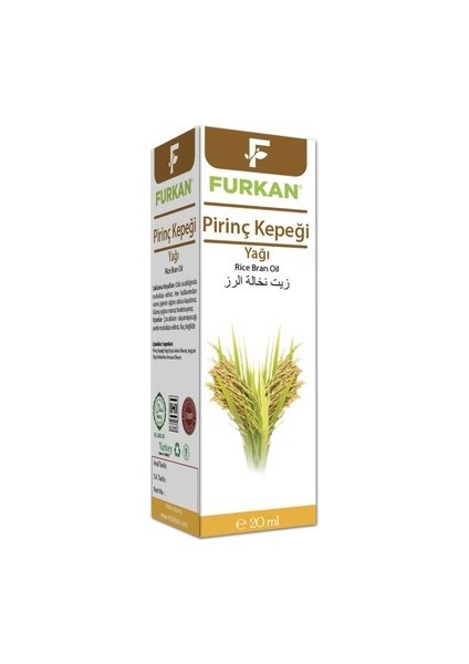 Pirinç Kepeği Yağı 20 ml