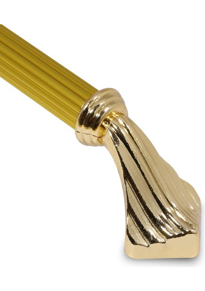 Konak Çekmece Dolap Kapak Kulpu Kulbu 224 mm Gold Rustik Metal Kulp