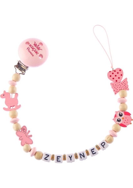 Isimli Emzik Zinciri - Emzik Askısı - Bebek Hediyesi BEZ104