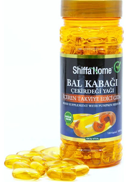 Shiffahome Bal Kabağı Çekirdeği Yağı Softjel