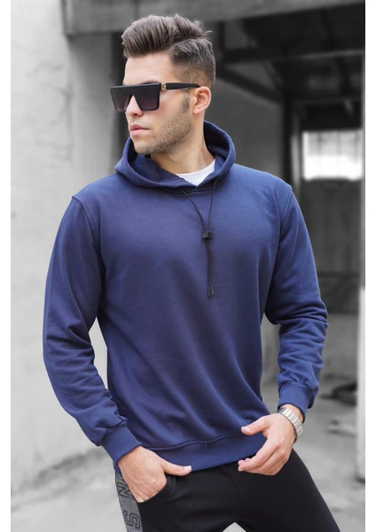 Lacivert Erkek Sweatshirt 5334