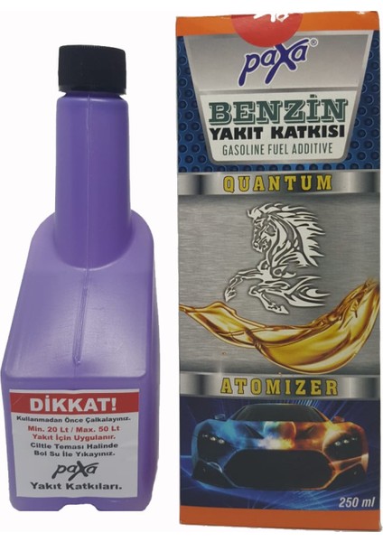 Benzin Yakıt Katkısı Quantum Atomizer Gasolıne Fuel Addıtıve  250 ml