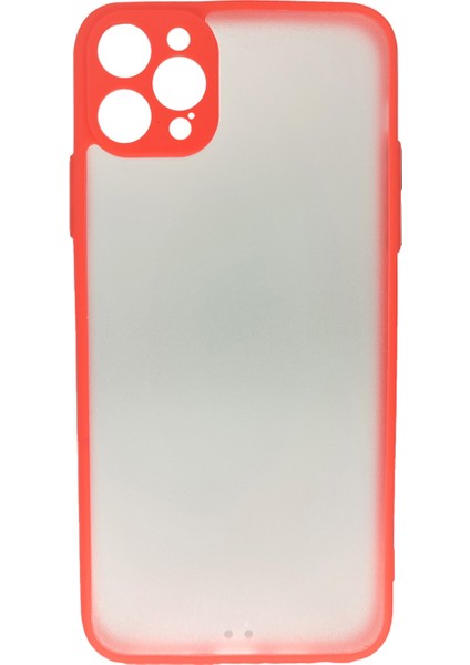 Apple iPhone 12 Pro Max Uyumlu Kontrast Renkli Tuş Seri Silikon Kılıf
