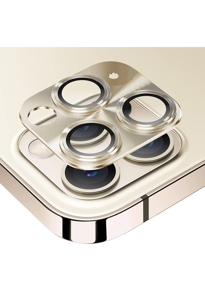 Apple iPhone 11 Pro Uyumlu Metalik Seri Kamera Cam Koruyucu