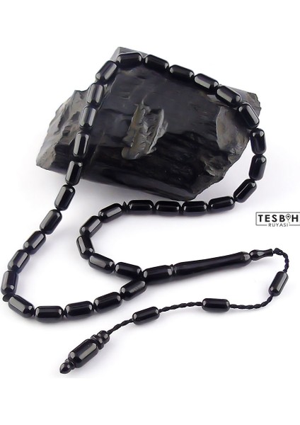 Eskitme Sistemli Ince Model Oltu Taşı Tesbih modelleri