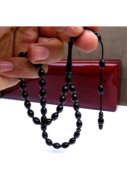 Sistemli Kumpaslı Erzurum Oltu Taşı Tesbih modelleri