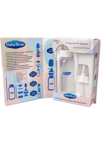 Biberon Pp Fonksiyonel 250 ml Babytime