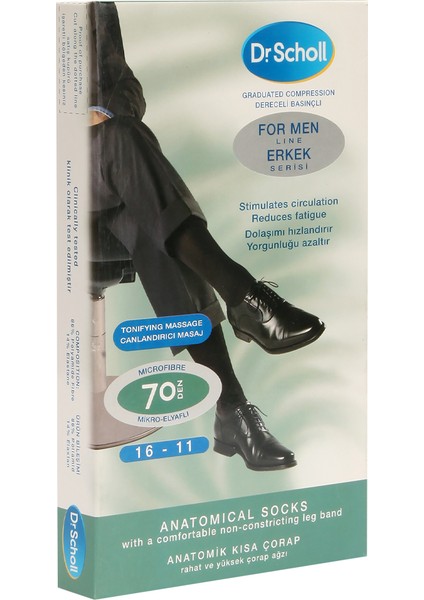2415 Scholl 70 Den. Erkek Çorabı