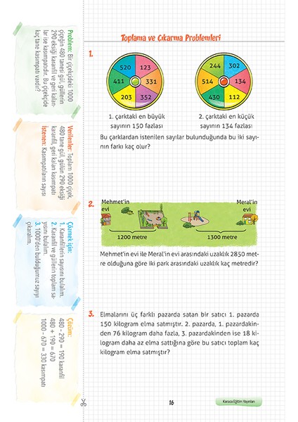 4. Sınıf Oyunlu-Eğlenceli Yeni Nesil Problemler