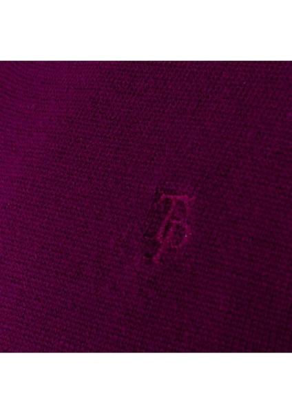 Regular Fit Bordo Erkek Pamuklu Düz Triko Kazak, OT-KZK-20011 modelleri