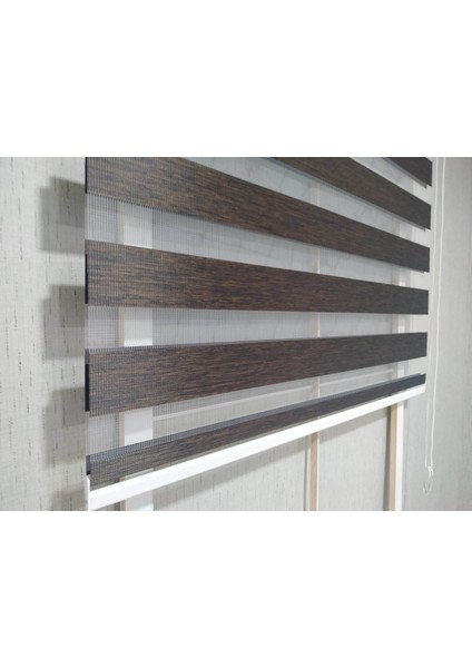 Soft Bamboo Acı Kahverengi Zebra Perde (Düz) modelleri