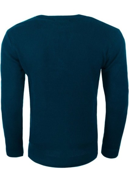 Erkek V Yaka Kazak Lacivert Regular Fit Pamuklu, OT-KZK-20007 modelleri