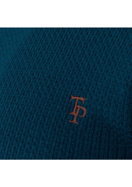 Erkek V Yaka Kazak Lacivert Regular Fit Pamuklu, OT-KZK-20007 fırsatları