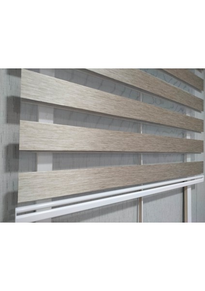 Soft Bamboo Vizon Zebra Perde (Düz) fiyatları