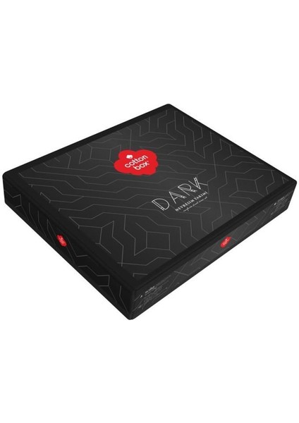 Box Dark Tek Kişilik Nevresim Takımı Cubo Kiremit