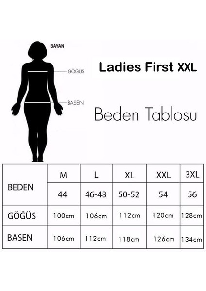 Ladıes Fırst Büyük Beden 3507 Küf Uzun Abiye Elbise