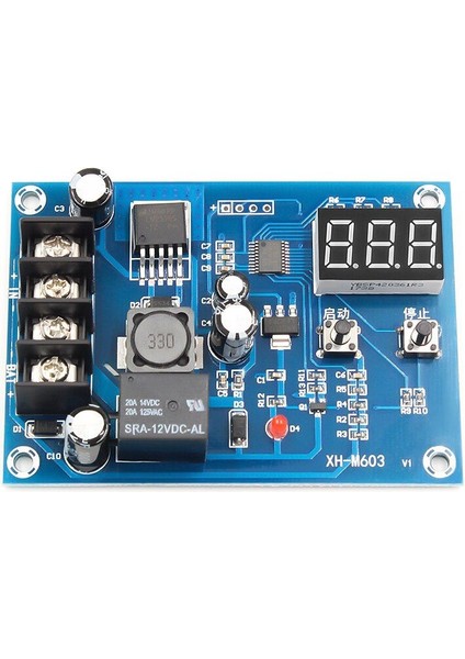 XH-M603 Jel Akü ve Lityum Pil Uyumlu Şarj Kontrol Devresi 12-24V