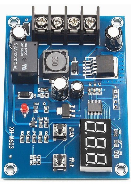 XH-M603 Jel Akü ve Lityum Pil Uyumlu Şarj Kontrol Devresi 12-24V