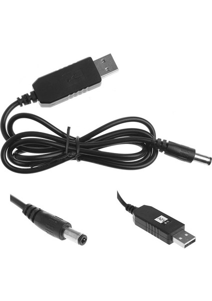 Usb-Barrel Jack Voltaj Yükseltici (Giriş 5V, Çıkış 12V)