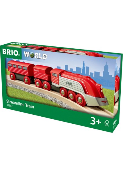 World Kırmızı Buharlı Tren 33557