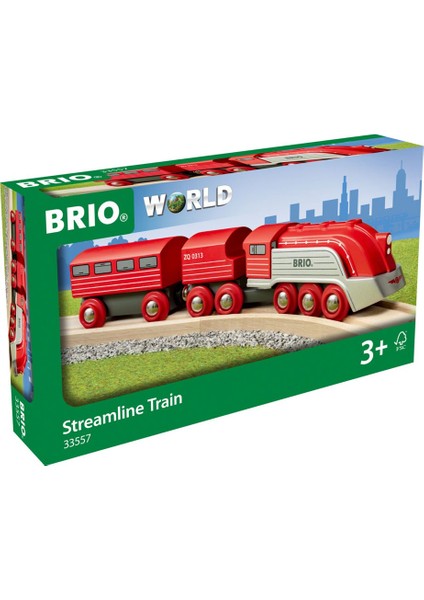 World Kırmızı Buharlı Tren 33557