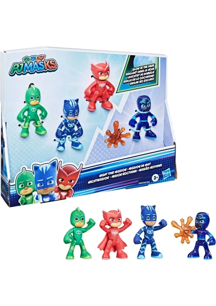 Pj Masks Pj Maskeliler 4'lü Figür Seti  F2647-F2836