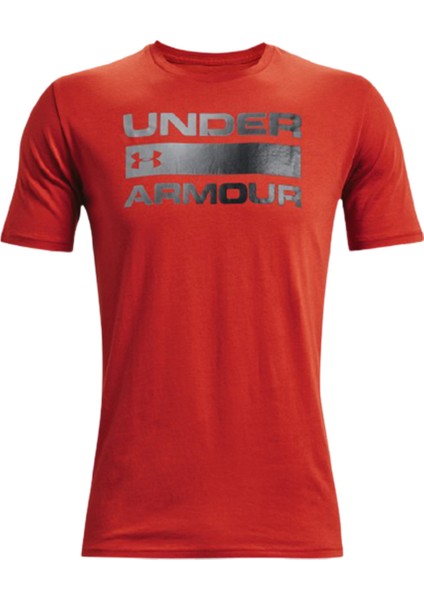 UA TEAM ISSUE WORDMARK SS 1329582-839 ERKEK KİREMİT Tişört modelleri
