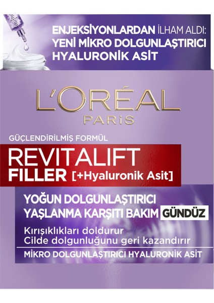 L'Oréal Paris Loreal Paris L'oréal Paris Revitalift Filler   Gündüz Kremi + %1.5 Saf Hyaluronik Asit Serum