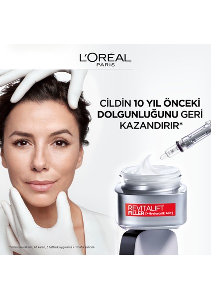 L'Oréal Paris Loreal Paris L'oréal Paris Revitalift Filler   Gündüz Kremi + %1.5 Saf Hyaluronik Asit Serum