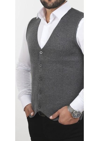 Erkek Dar Kesim Triko Yelek modelleri