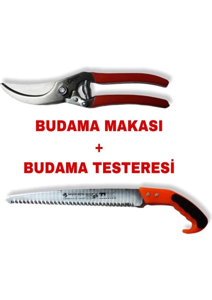 Budama Testeresi 300MM/ 12'' ve Budama Makası Seti