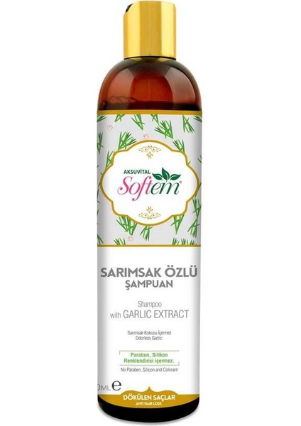 Sarımsak Özlü Şampuanı, Bitkisel Şampuan 400 ml