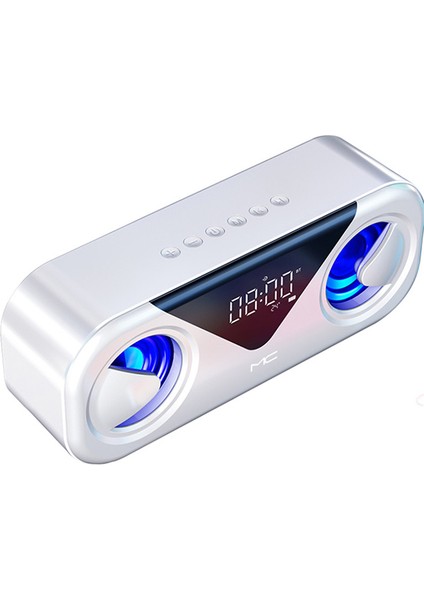 Taşınabilir Kablosuz Bluetooth Hoparlör 10 W - Beyaz (Yurt Dışından)