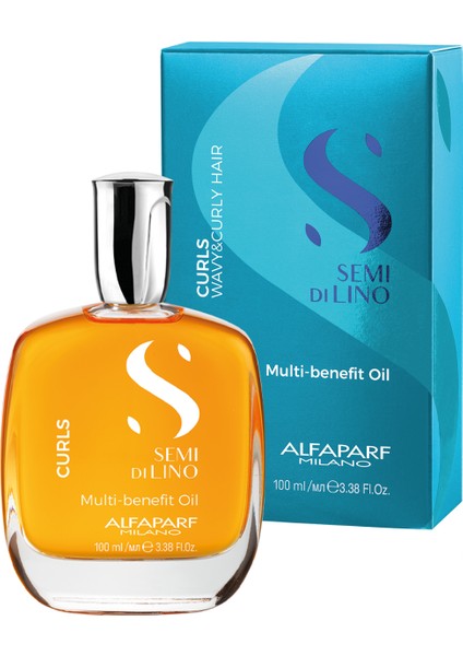 Semi Di Lino Curls Çok Yönlü Bakım Yağı 100 ml